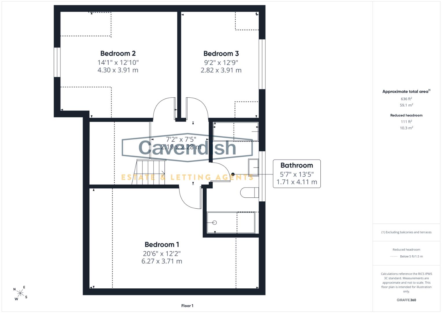 Floor plan — Castle Park, Ruthin