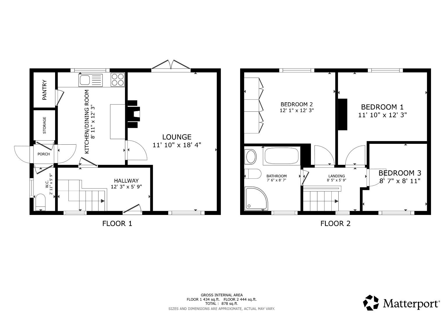 Floor plan — Maes Caenog, Clocaenog, Ruthin