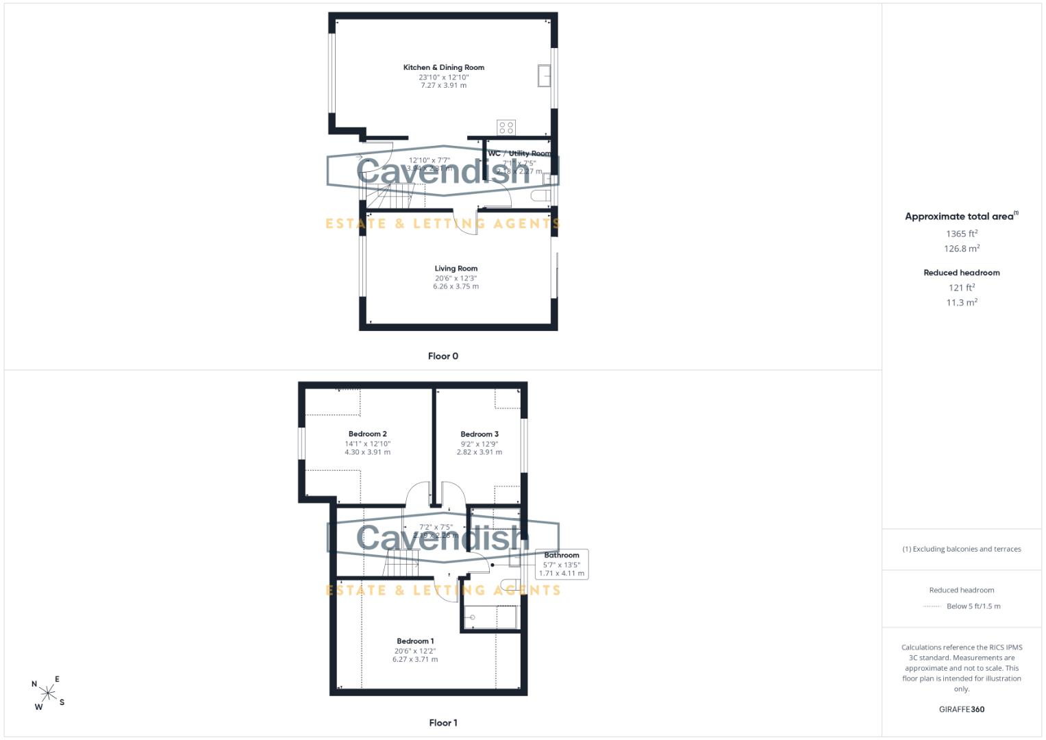 Floor plan — Castle Park, Ruthin
