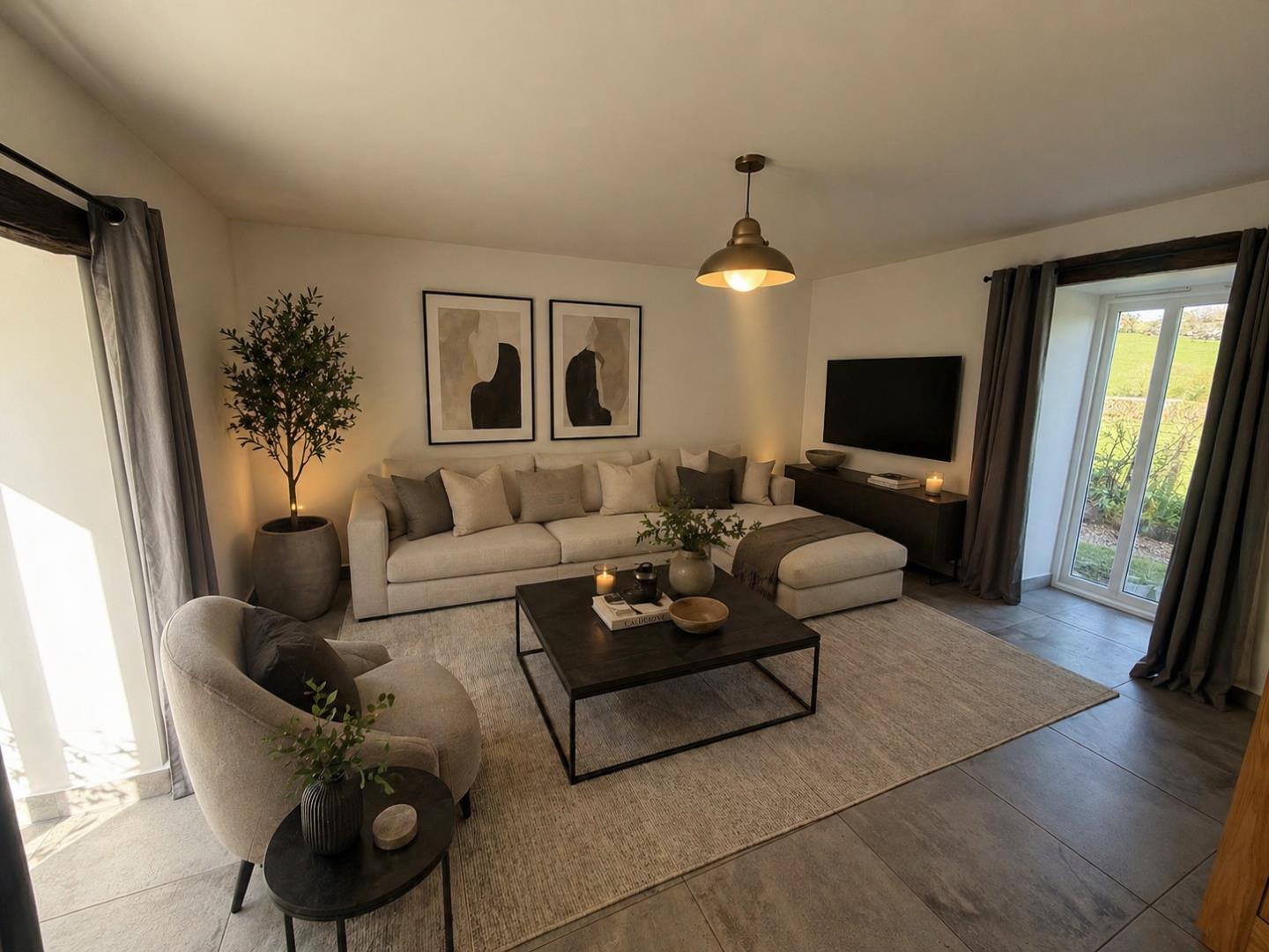 Back Road, Llanarmon-Yn-Ial, Mold - LIVING ROOM