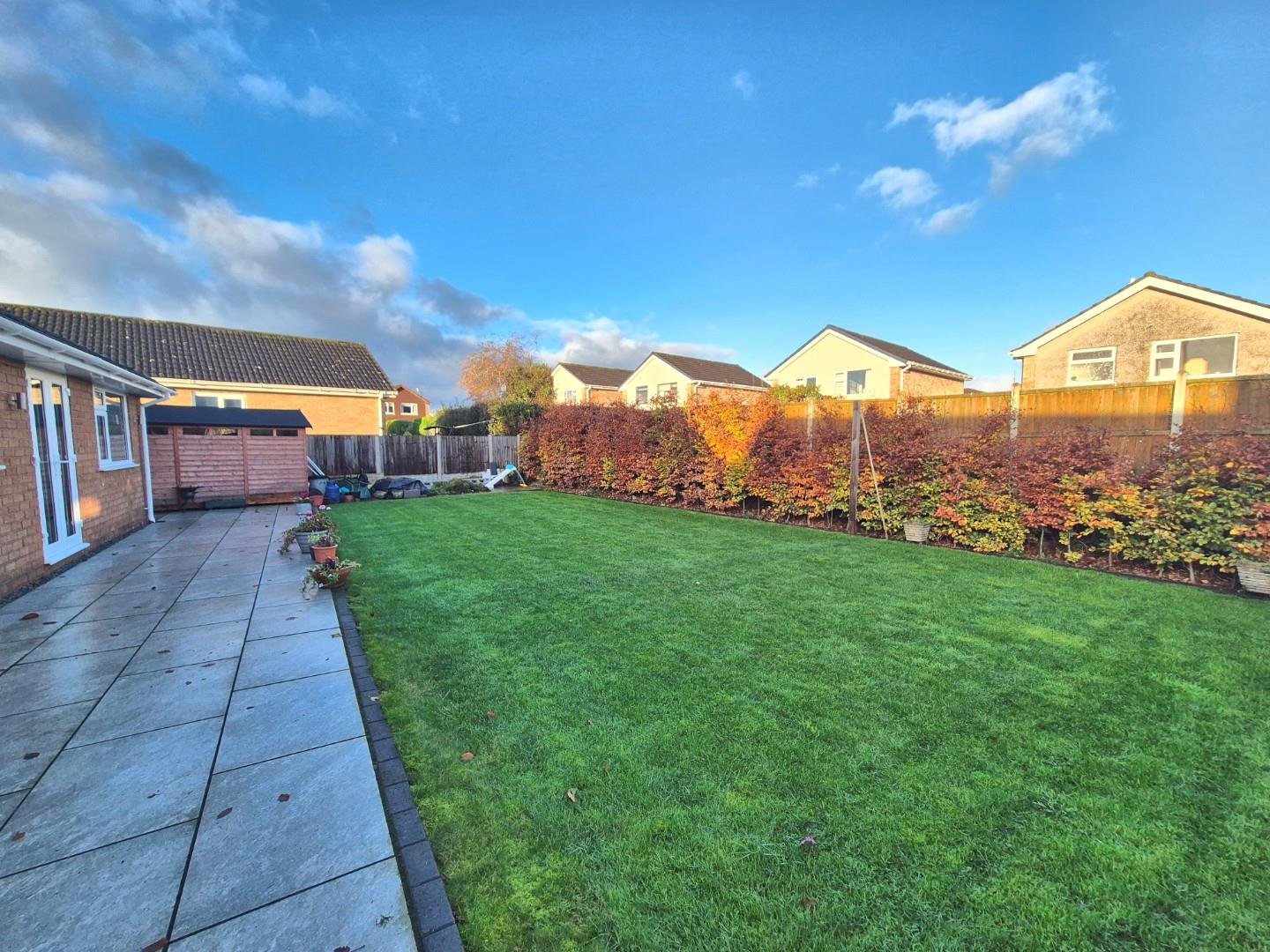 Maes Meugan, Ruthin - REAR GARDEN