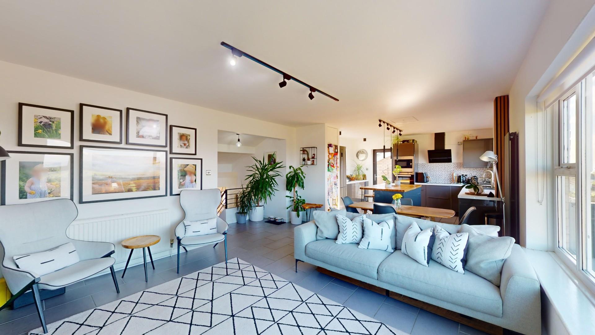 Llys Y Tywysog, Tremeirchion, St. Asaph - UPPER FLOOR OPEN PLAN LOUNGE, KITCHEN AND DINING R