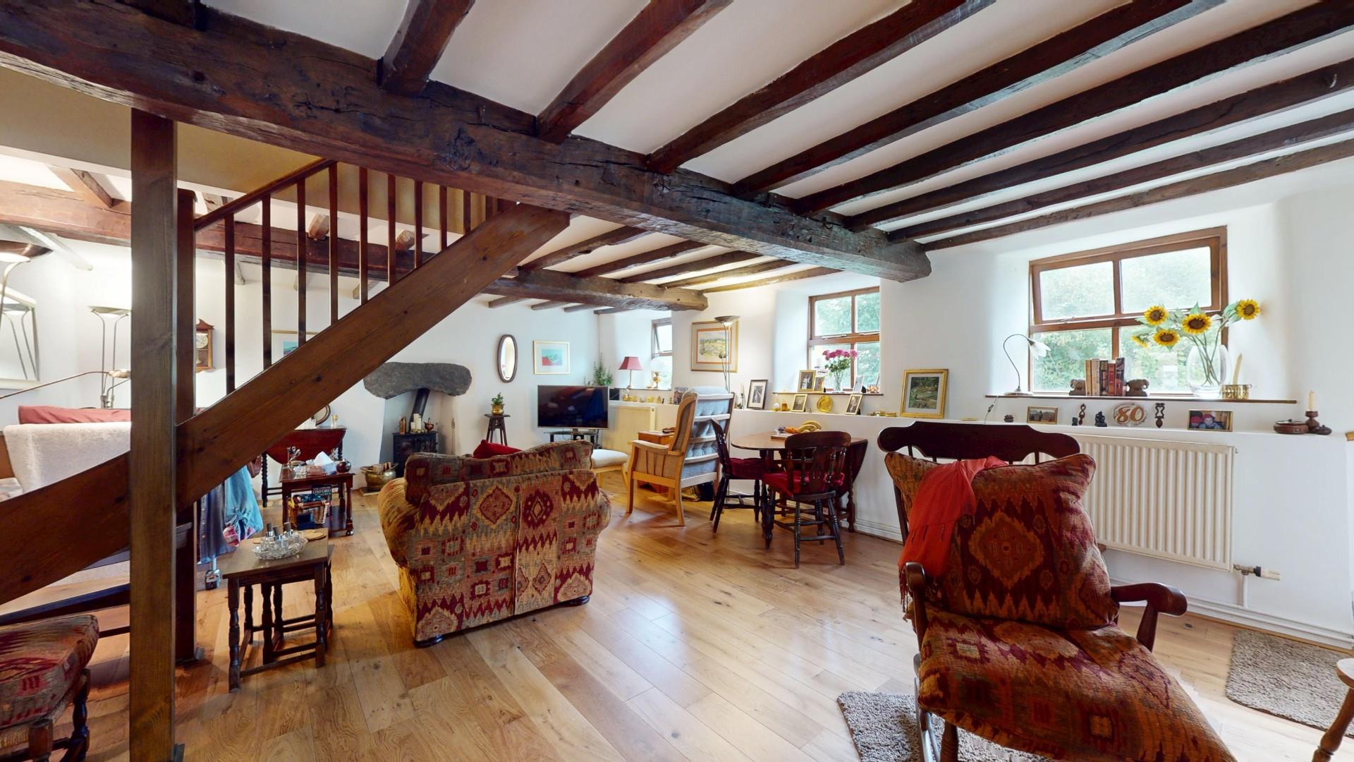 Betws Gwerfil Goch, Corwen - LOUNGE AND DINING ROOM