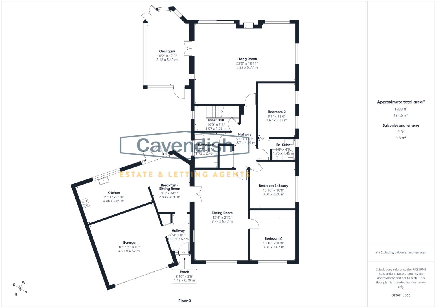 Floor plan — Bridge Drive, Christleton, Chester