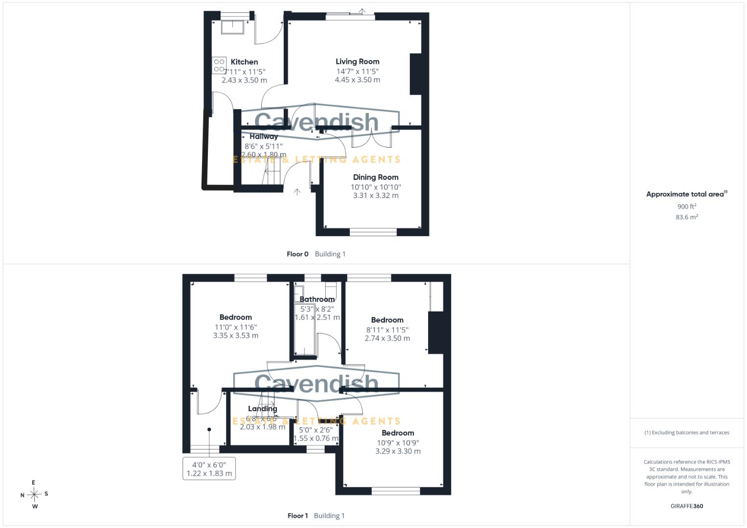 Floor plan — Blacon Hall Road, Blacon, Chester