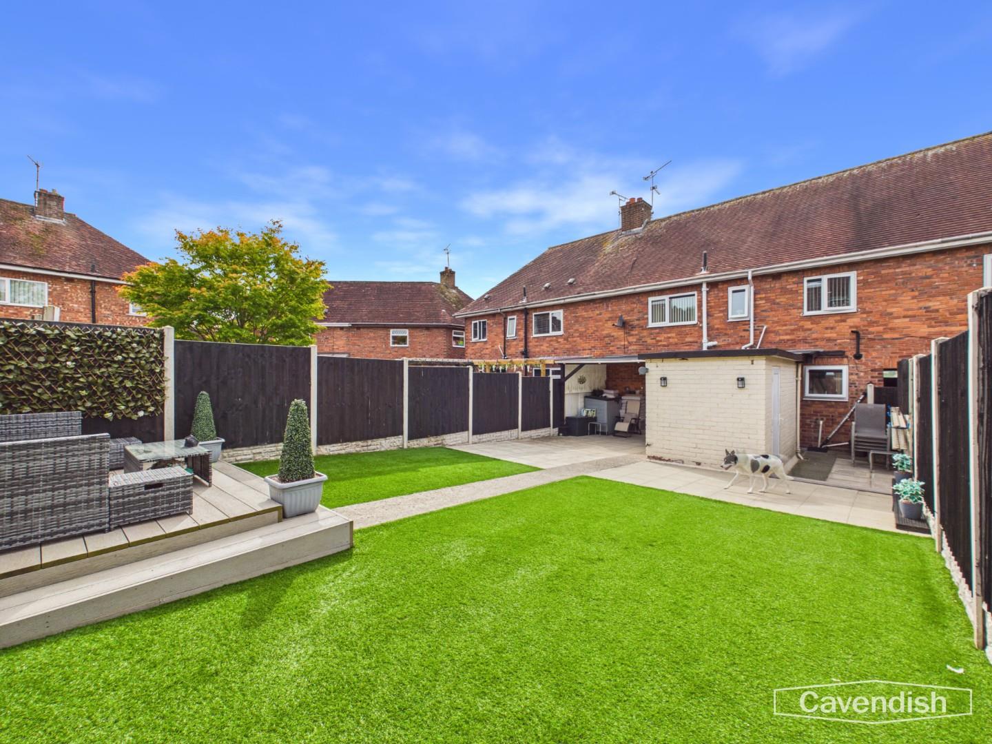 Rear Garden — Blacon Hall Road, Blacon, Chester