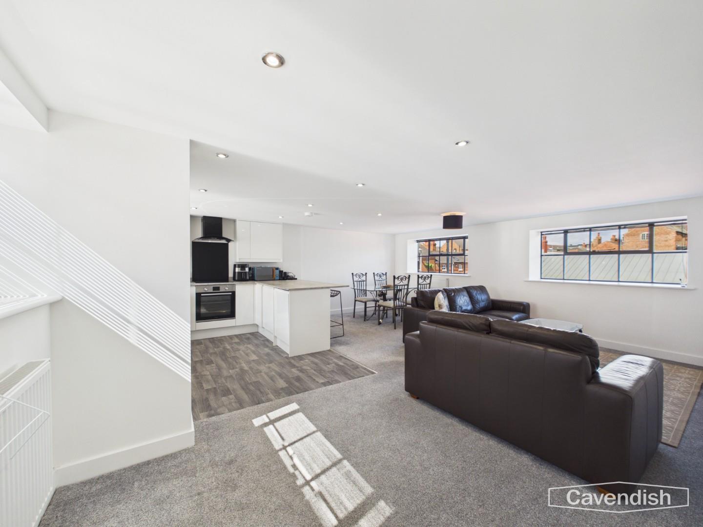 Pierpoint Court, Chester - LIVING ROOM/KITCHEN AND DINING AREA