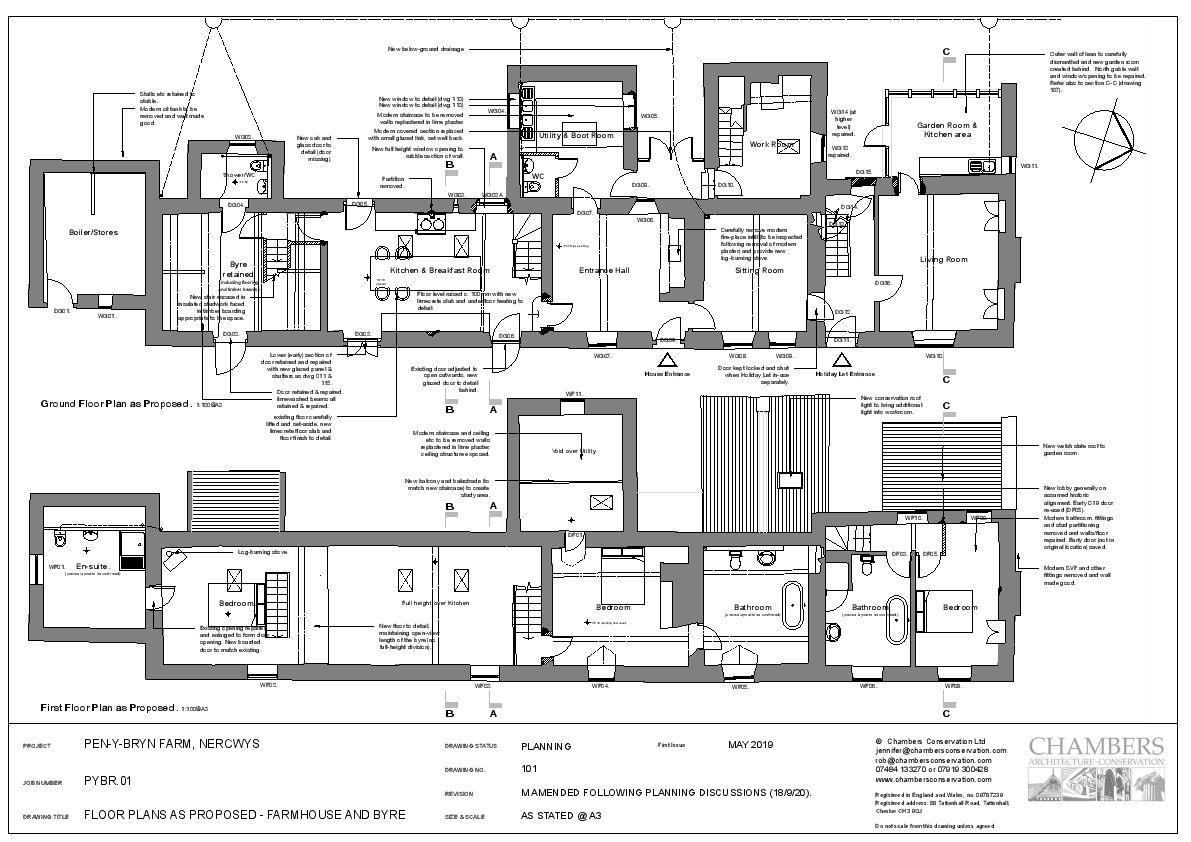 Ffordd Pen Y Bryn, Nercwys, Mold - PROPOSED PLANS