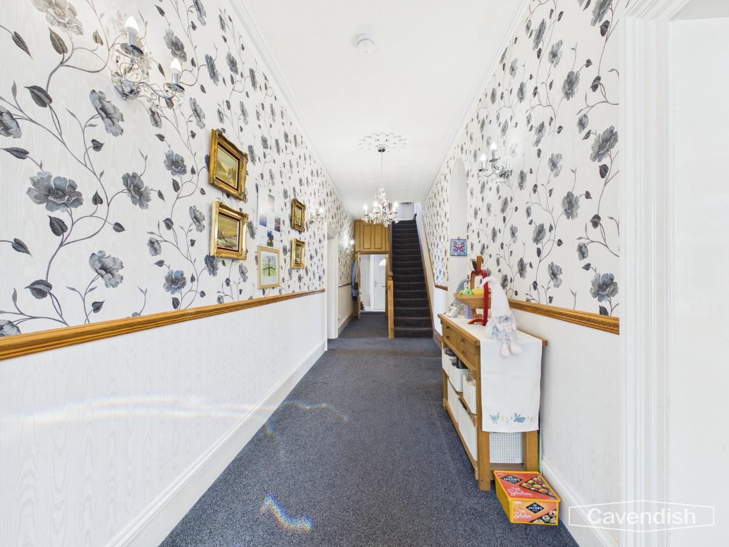 Pwll Glas, Mold - Downstairs Hallway