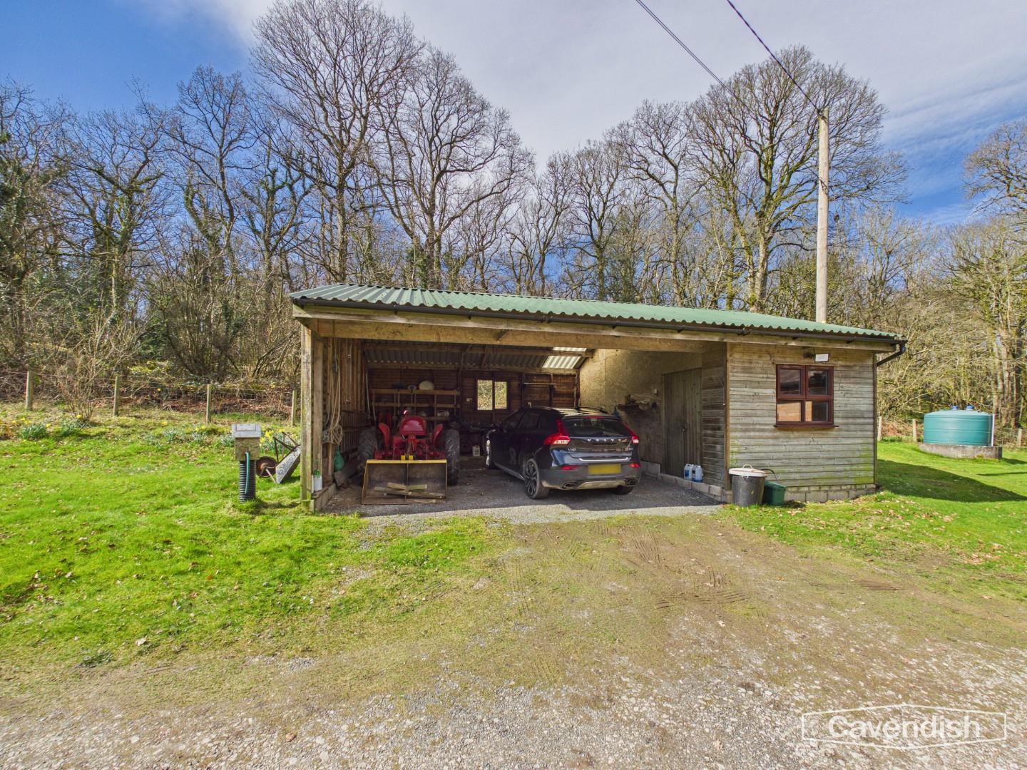 Garreg Boeth, Rhydymwyn, Mold - CARPORT AND GARAGE