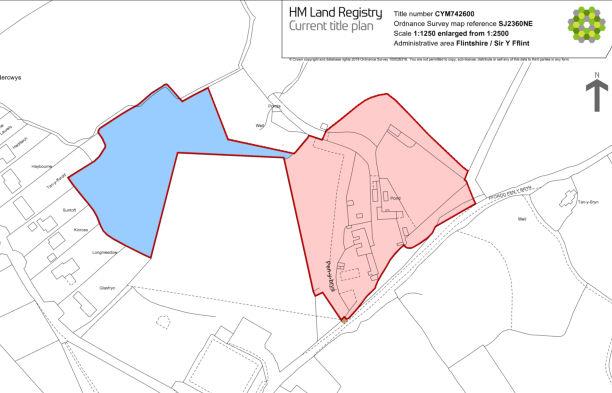 Ffordd Pen Y Bryn, Nercwys, Mold - LOCATION PLAN