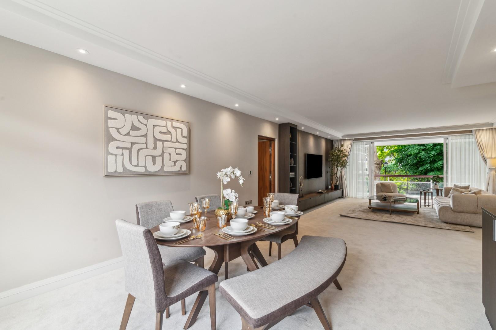 Over Looking Garden Square, Chelwood House, Gloucester Square, London W2