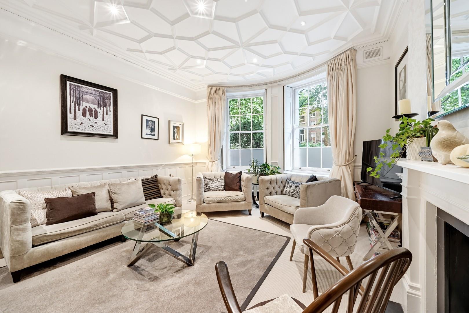 Amazing Raised Ground Floor – Montagu Square, Marylebone W1H