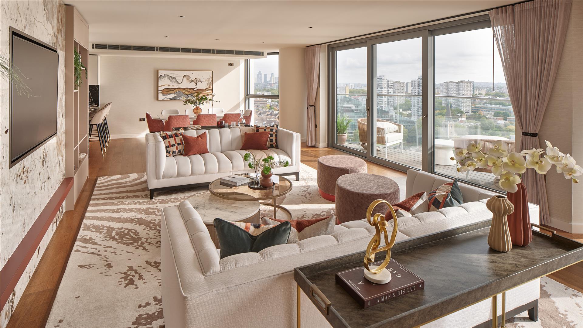 Luxury New Apartment At Tower West, Chelsea Waterfront SW10