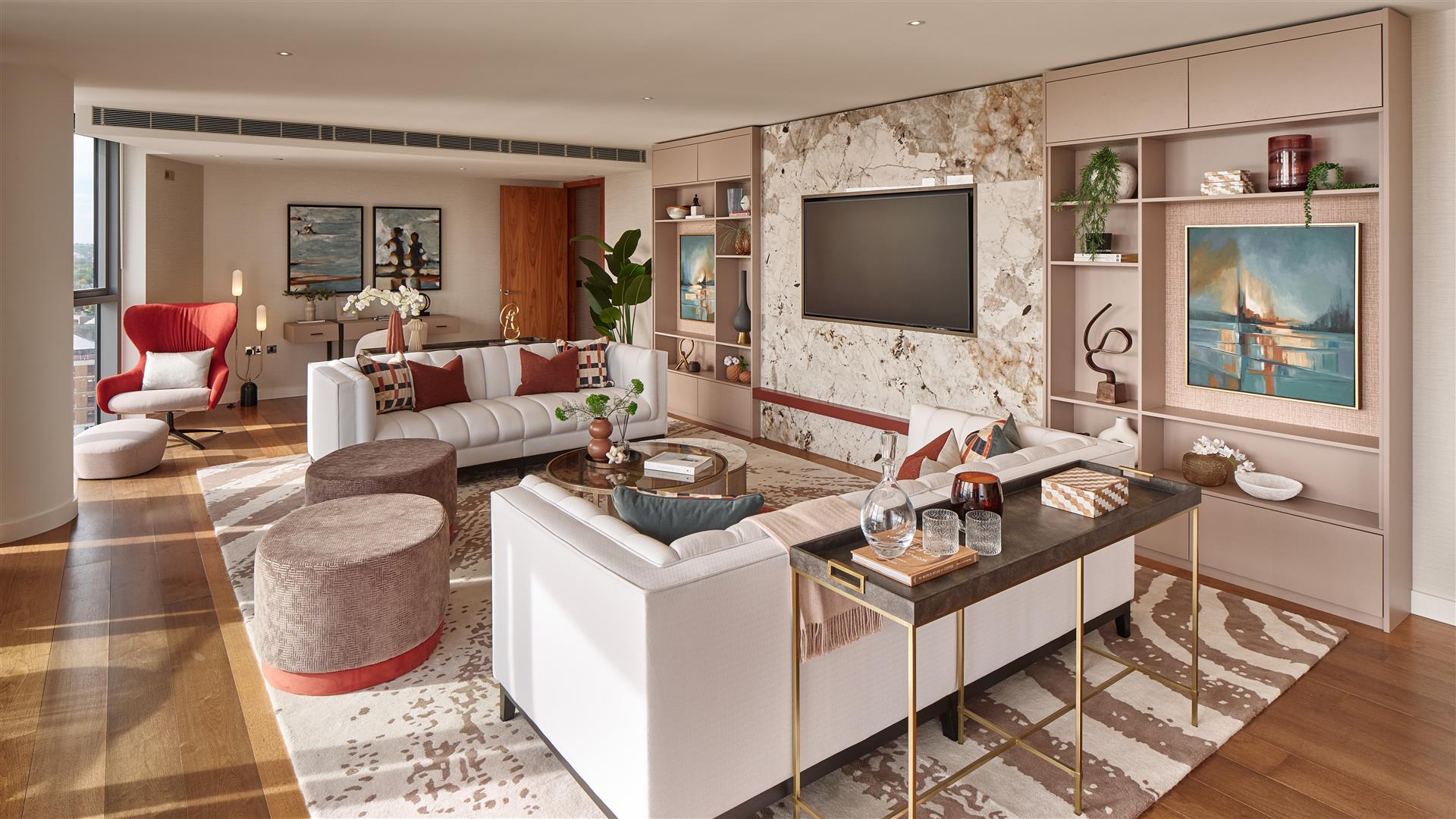 Luxury New Apartment At Tower West, Chelsea Waterfront SW10